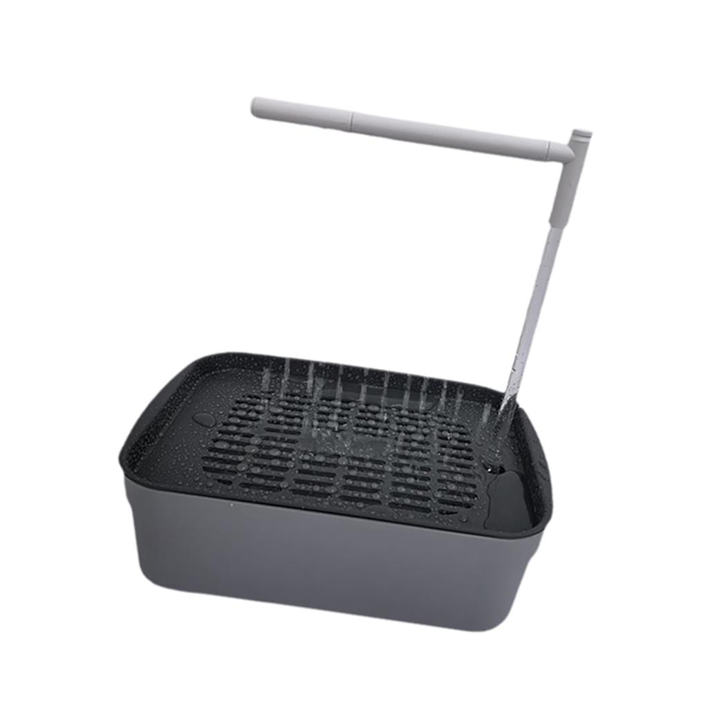Automatic Bird Bathtub with Running Water USB Electric Bird Shower Box for Lovebird Ferret Cockatiel Bird Supplies