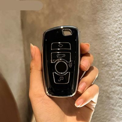 Moda TPU Caso Chave Do Carro Capa para BMW 1 3 5 7 Série X1 X3 X4 X5 X6 F10 F20 F30 F34 F11 F15 F16 F25 F31 M3 M4 E34 Acessórios