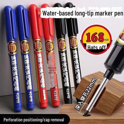 Wasserbasierter Tieflochmarkierstift mit langer Spitze für Bau und Holzbearbeitung