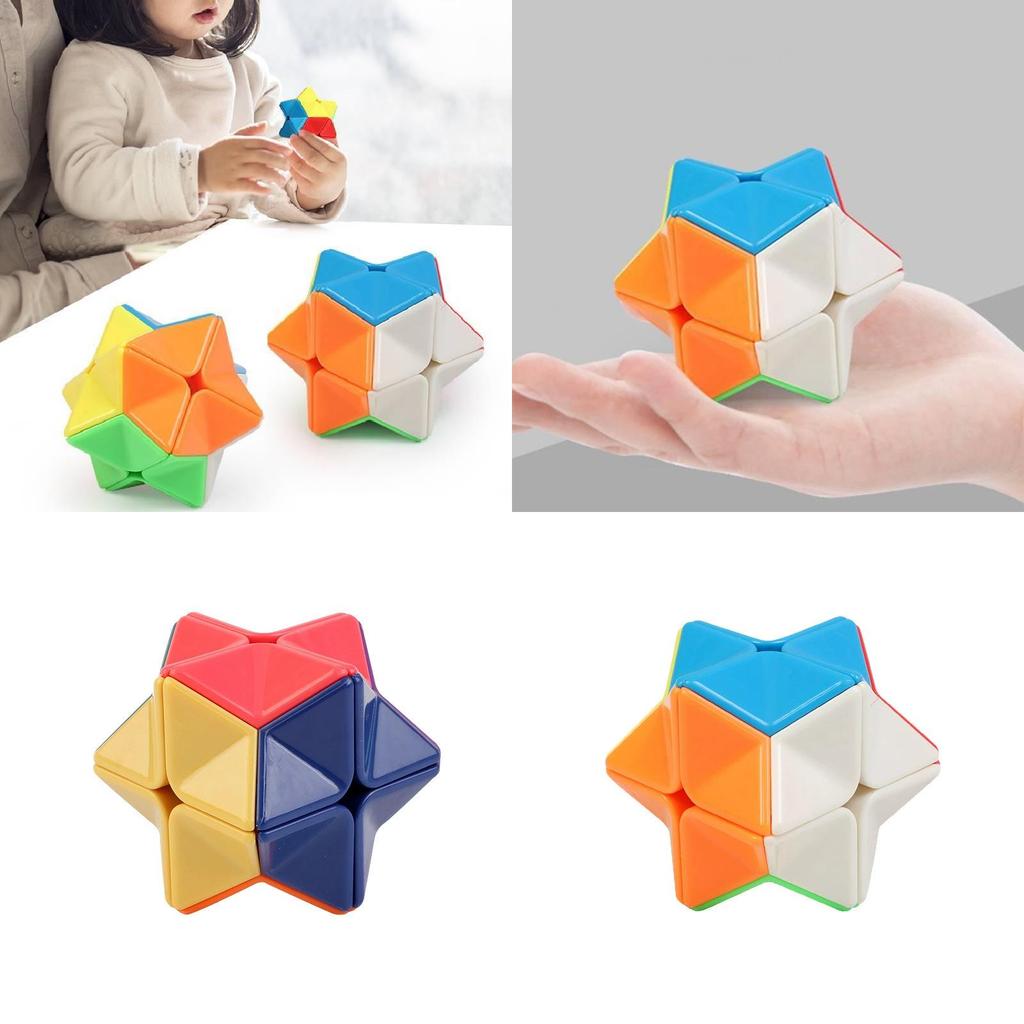 Classic Plastic Puzzle Cube With Stress Relief Features For Children And Adults