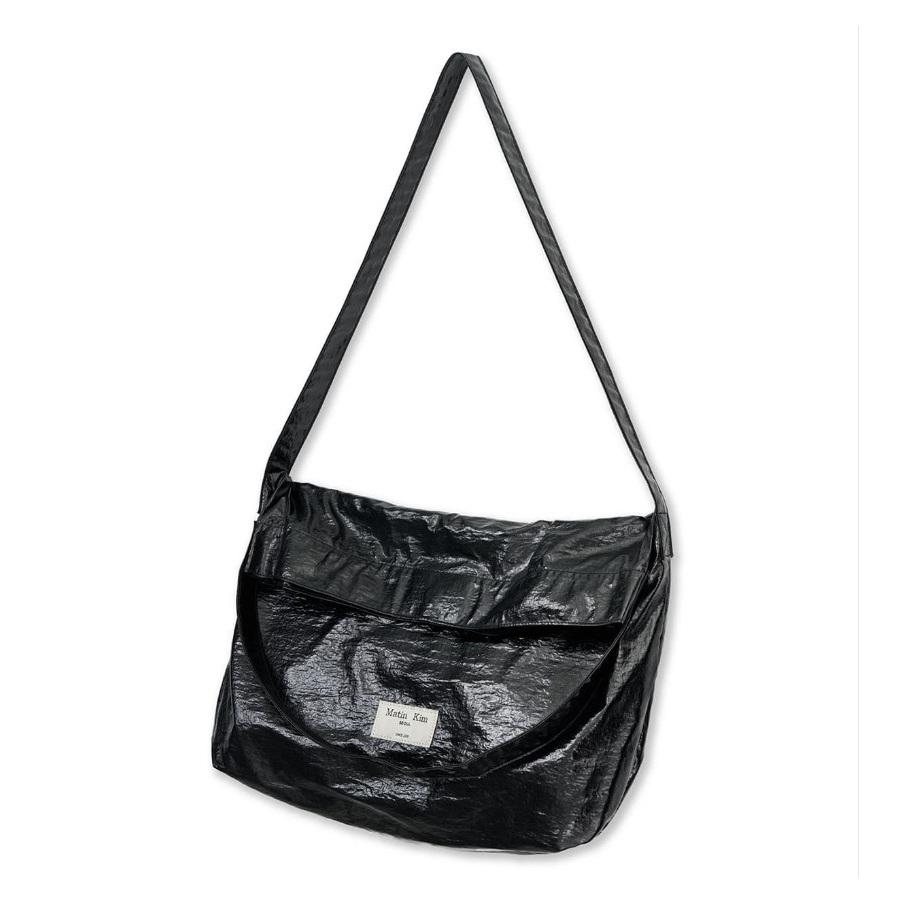 [Matin Kim] GLOSSY LIGHT TWO WAY BAG - 2 Colors (Ivory / Black)