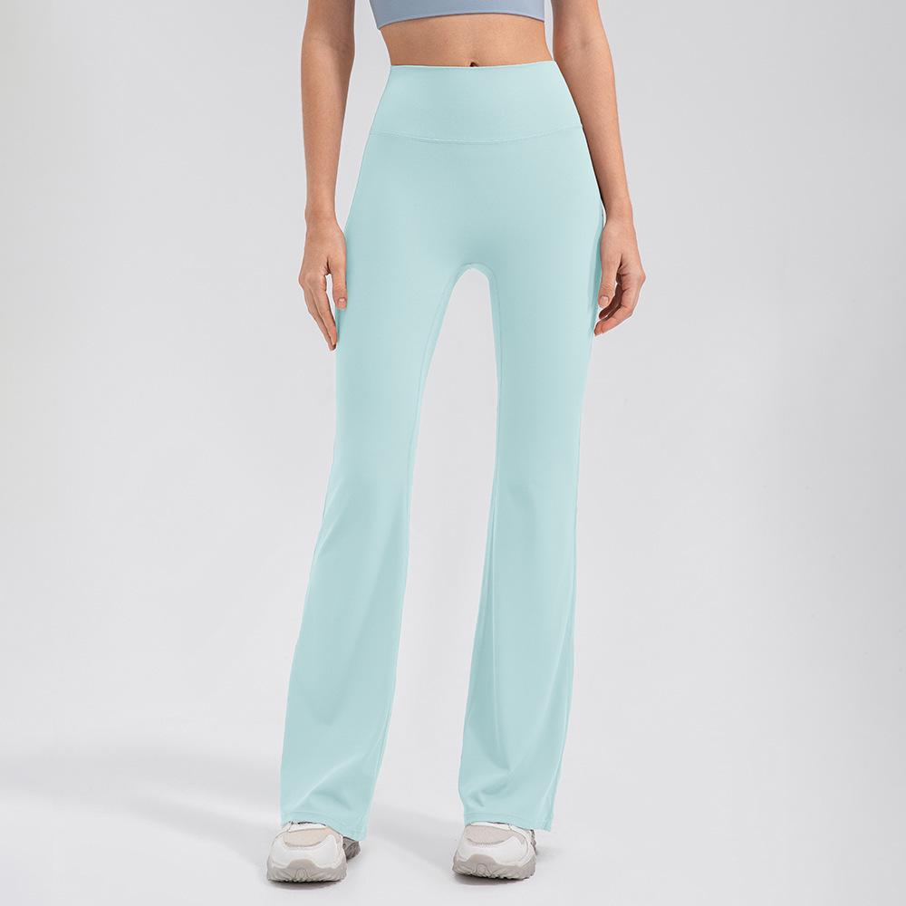 Women's High-Waist Flared Yoga Pants - Breathable, Hip Lift Design, No Visible Lines, Ideal for Fitness