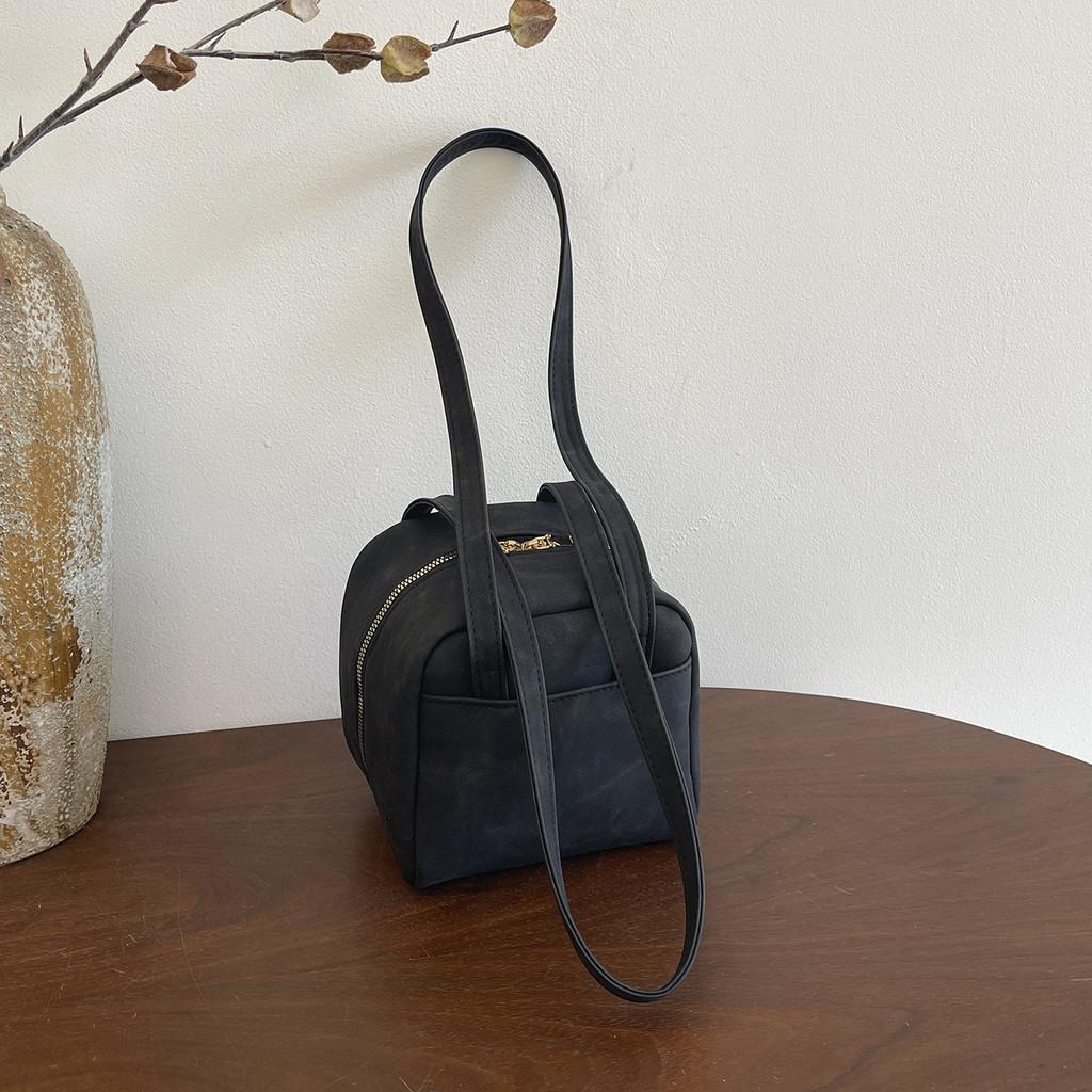 Minimalist Pu Material Small Crossbody Bag With Double Straps For Casual Outings