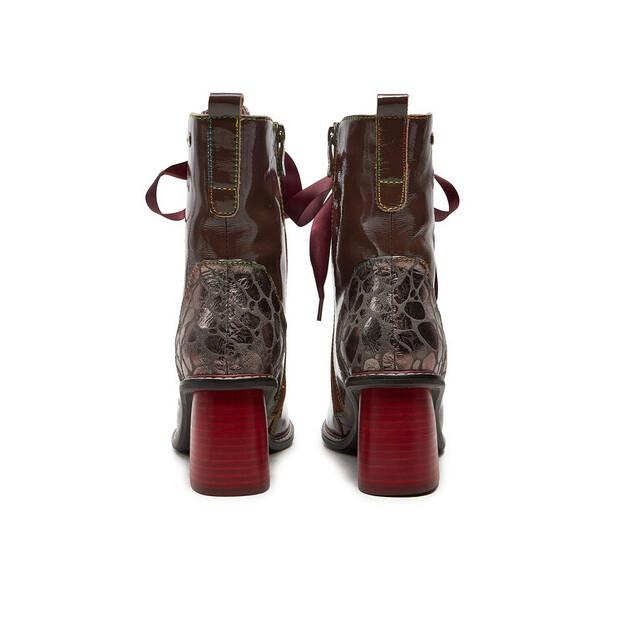 Коричневые ботильоны Laura Vita Evcao 311