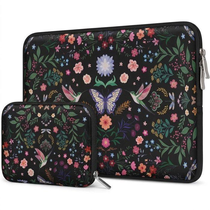 Housse Ordinateur Portable 13" - Compatible avec MacBook Air 13 M5 M4 M3 M2 Lenovo - Motif Floral