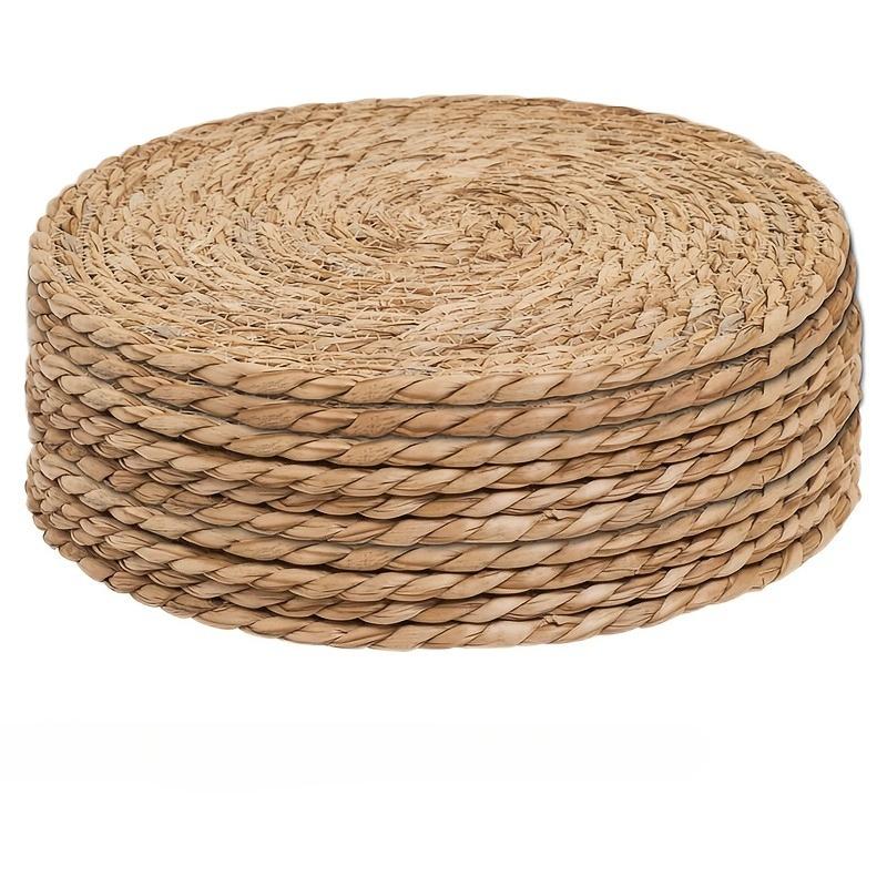 7 buc. de suporturi de masă și șervețe de masă țesute manual, cu un stil rural. De înaltă calitate, rezistente la căldură și antiderapante. Șervețe de masă retro