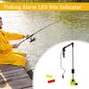 1 Set Carp Fishing Alarm Waterproof Flashing Colored Lights Highly Translucent Signal Indicator