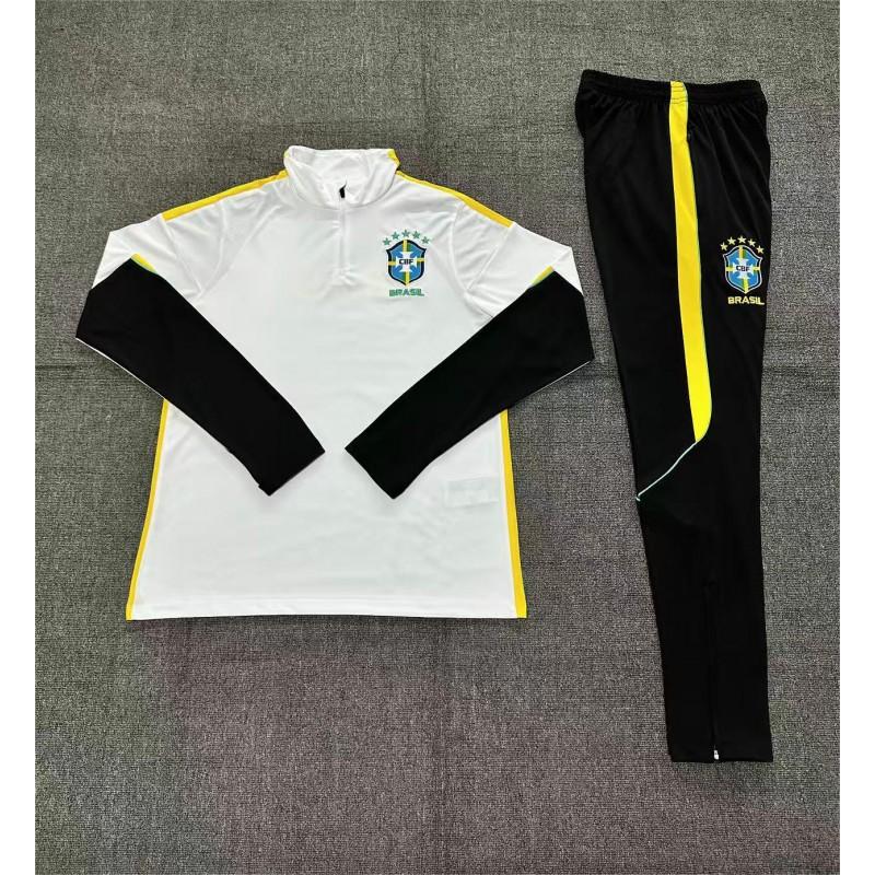 Brasilien Nationalmannschaft 2026-2027 Jubiläumsausgabe Langarm Fußball Trainingsshirt Herren Damen Jugend