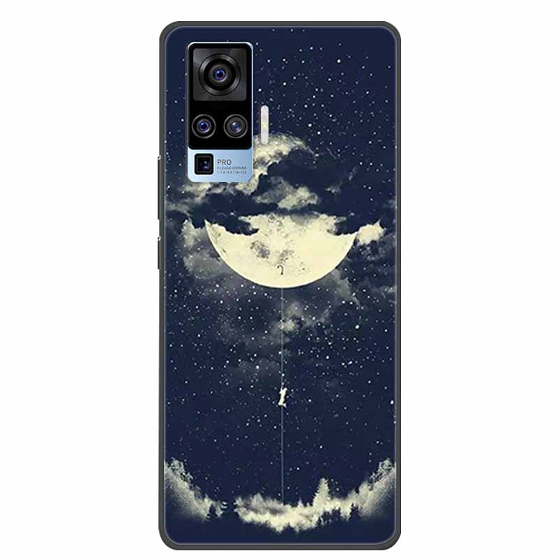 Für Vivo X50 Pro Hülle Cartoon TPU Weiches Silikon Handyhüllen für Vivo X50 Pro Plus Pro+ Abdeckung für Vivo X50 5G V2001A Süße Coque