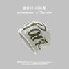 American Street Letter Jacquard Double-sided Knitted Hat Women's Hip-hop Skateboard Style Ear Protectors Autumn and Winter Cold Hat Men's and Women's