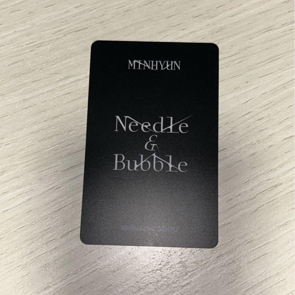 [USED] NU'EST Needle & Bubble Hwang Min Young Bonus Trading Card