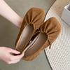 Fashion 2025 New Women Shallow Mouth Boat Shoe Slip-on Round Toe Soft All-Match Casual Female Sneakers Flats Slip On Spring  Moccasin