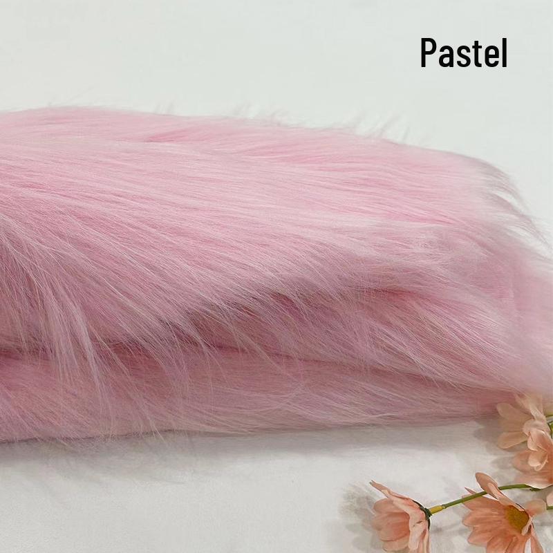 12cm Plüschstoff für DIY-Baumwollpuppenkostüme und Upcycling-Projekte