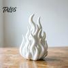 Heimdekoration Skulptur 3D-gedruckter Flammakerzenhalter Schirm, Gotische Ambient-Figur, Hohl-Künstlerische Schreibtischlicht-Abdeckung Teelicht für Esszimmer