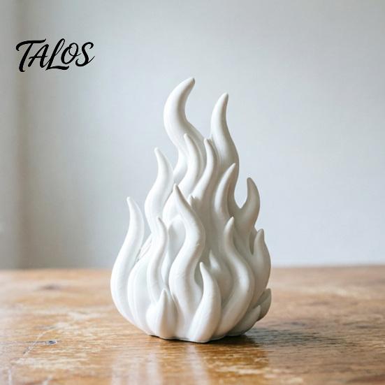 Heimdekoration Skulptur 3D-gedruckter Flammakerzenhalter Schirm, Gotische Ambient-Figur, Hohl-Künstlerische Schreibtischlicht-Abdeckung Teelicht für Esszimmer