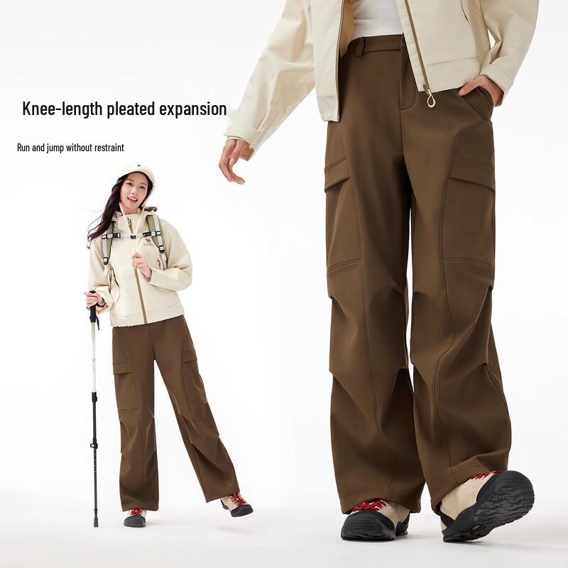 Camel Women's Thermal Outdoor Softshell Pants