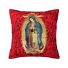 The Virgin Mary Modern Throw Pillow Covers Decoration Christian Mexico Mexican Chair Cushion