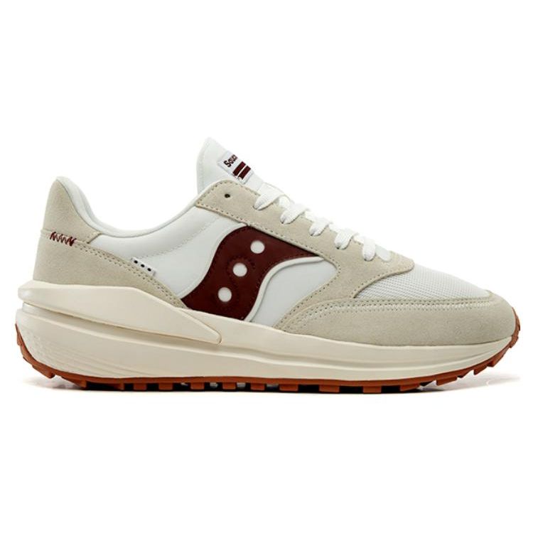 SAUCONY Unisex Jazz Renew White Jujube Red Casual Shoes S79040-1
