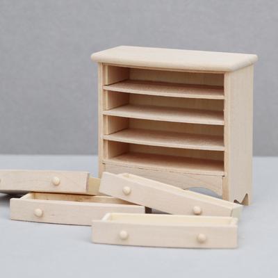 1:12 Puppenhaus Schlafzimmermöbel Puppenhaus Miniatur Nachttisch Serie Lagerschrank Schubladen Modell Dekor Spielzeug Zubehör