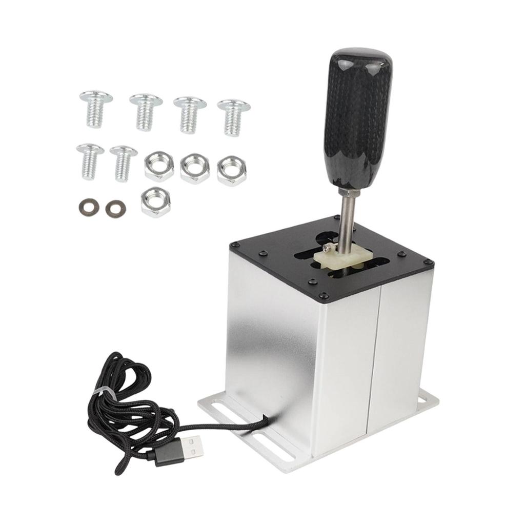 USB Simulator Shifter Aluminum Alloy H Gear Shifter Game Accessory High Performance for PC G29 G27 G920 T300RS