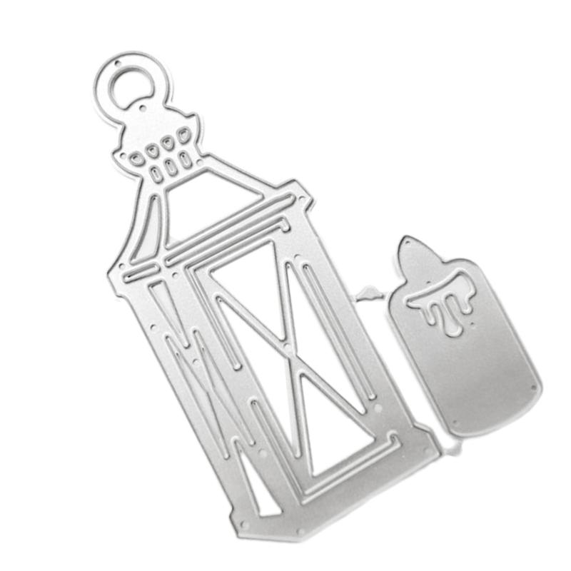 Cute Lamp Die Cuts Metal Cutting Dies Embossing Template Easter Supplies for Girl Kid DIY Scrapbooking Craft Gift Cards