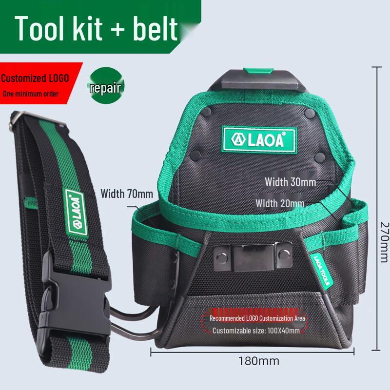 LAOA Quick-Hang Electrician s Tool Waist Bag