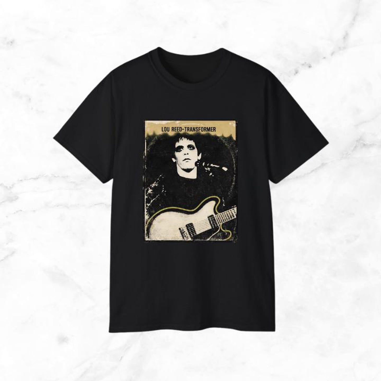 Lou Reed Transformer Vintage Cover T-Shirt | Unisex Cotton Concert Tee 4XL