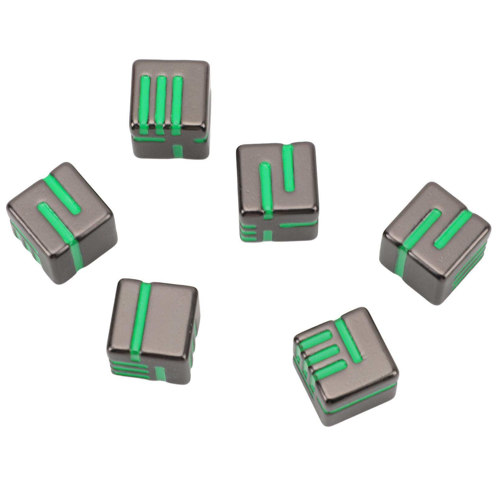 

Набор металлических кубиков, 6-гранная многогранная доска для игральных костей, игральные кости для ролевых игр с футляром для хранения