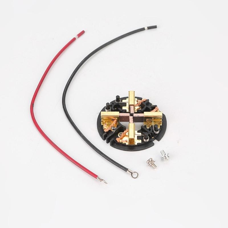 Universal Carbon Motor Brush Holder Assembly for Electric Tool Metal Construction Lightweight Design