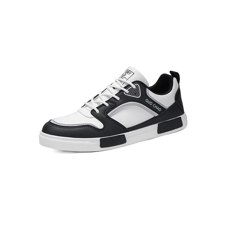 

New Guochao leather four-season board shoes 39-47 large size men s shoes foreign trade men s shoes casual youth trendy shoes 37