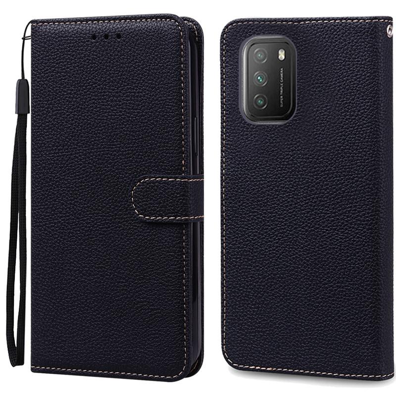 POCOM3 POCO M3 Etui Retro Lommebok Lær Flip Etui For Xiaomi Mi Poco M3 Pro Etui M3Pro 5G Telefondeksel Coque Fundas Capa