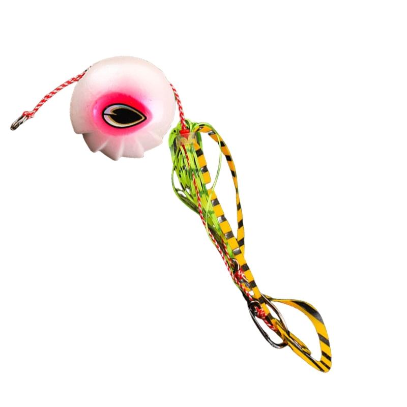 Sliding Kabura Jig for Snapper Fishing Accessories Kabura Jig Head with Hook Artificial Jigging Fishing Lure Baits