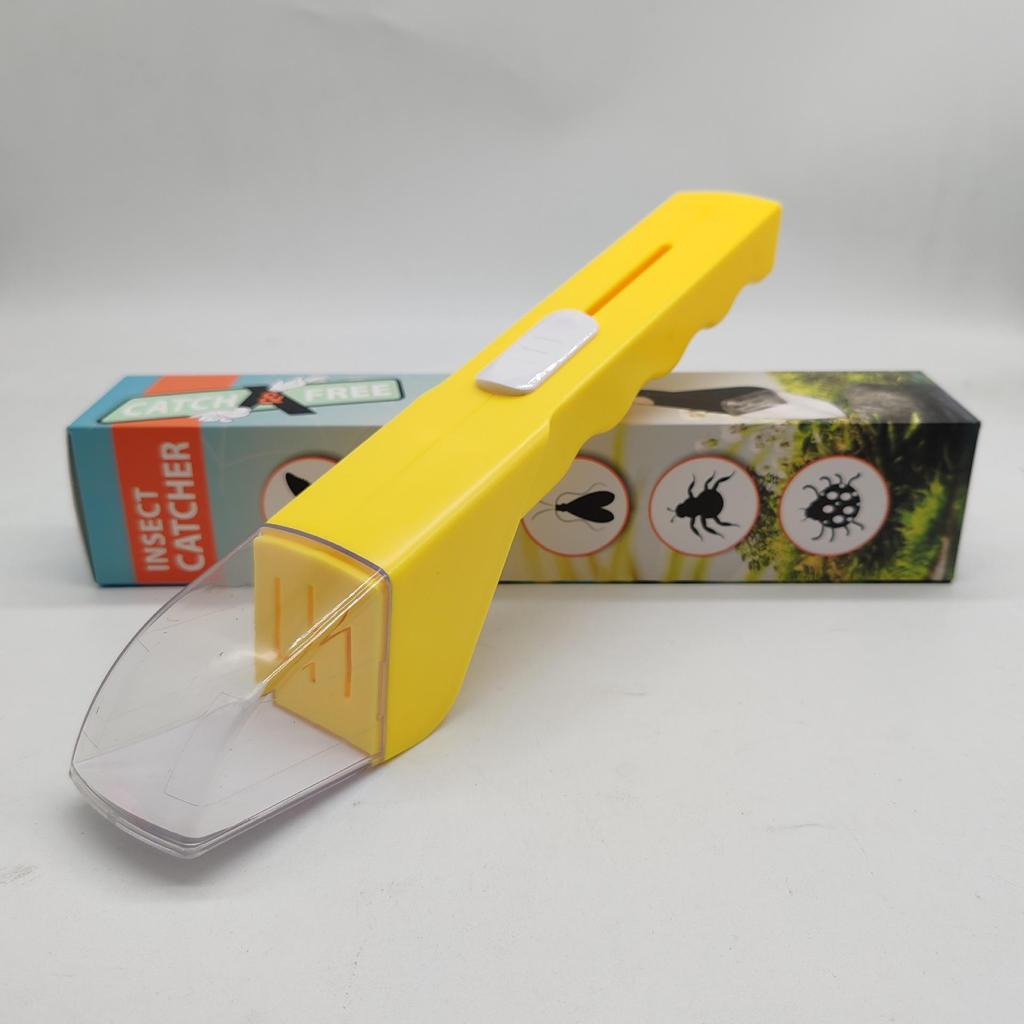 Handheld Insect Catcher: Slide-to-Catch for Cockroaches, Bees, and Spiders