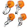 TIGRE BLANC CB250T CB400F CL350 Motorcycle Turn Signal CB High Brightness Orange Amber 12