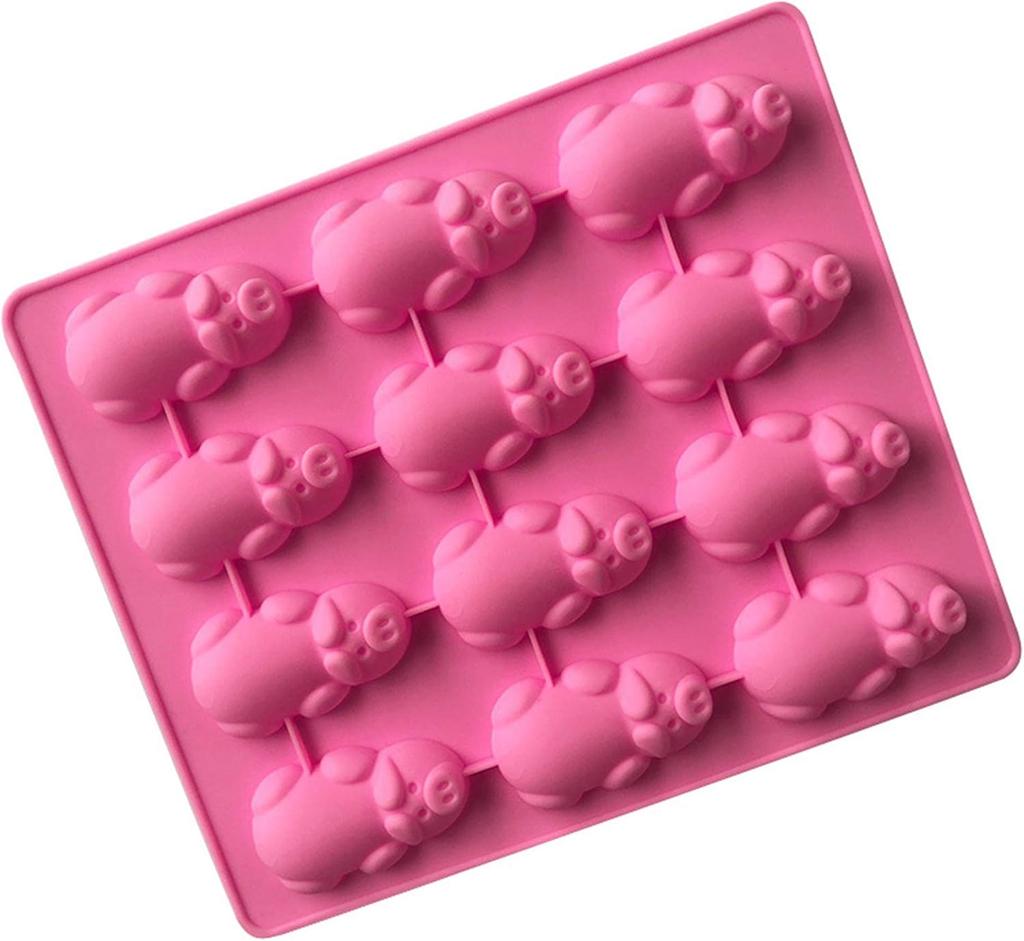 1 PCS Pink Piggy Silicone Mould, Piggy Cake Mould Chocolate Mould, Little Pig Silicone Baking Pan .