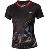 Li-Ning Lightweight Breathable Professional Sports Badminton T-Shirt Women Tops Black AAYS626-2