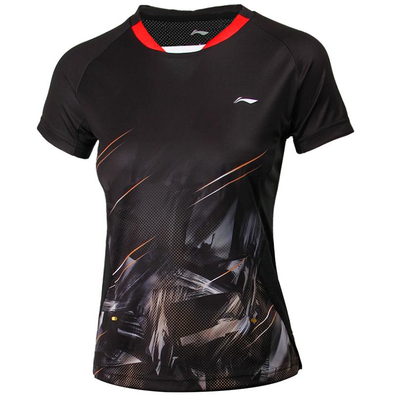 Li Ning Badminton Collection Badminton Jersey Women s Black AAYS626-2 2XL