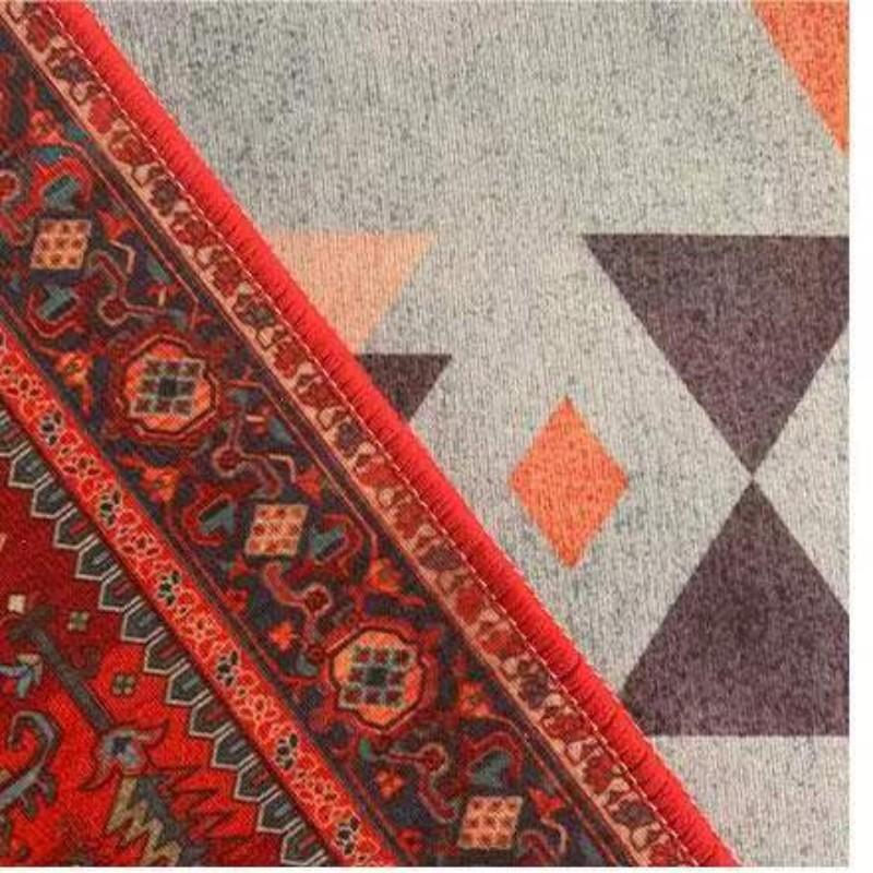 Moroccan Style Living Room Decoration Round Carpet Large Area Rugs for Bedroom Home Rocking Chair Floor Mat Washable Lounge Rug