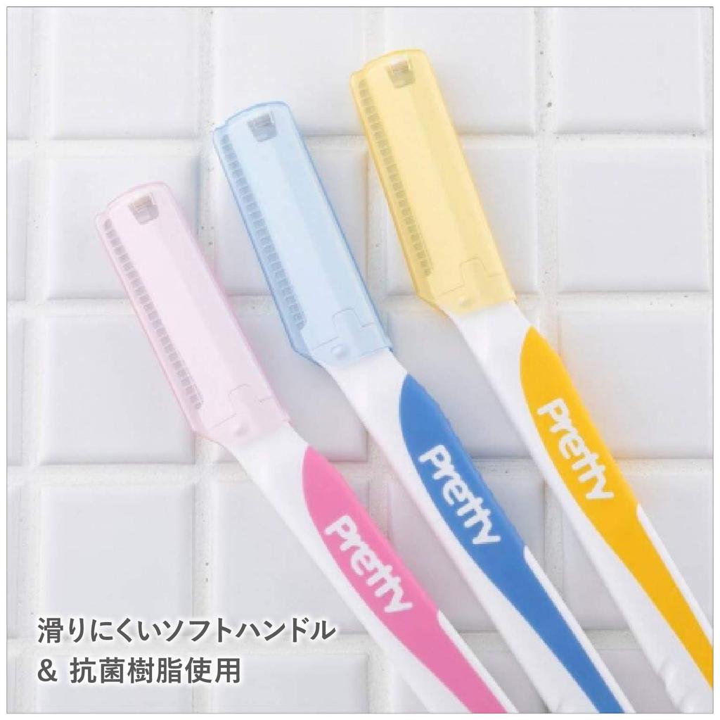 Kai Pretty Razor Blades for and Large Capacity 18+1 Women, I-Shaped L-Shaped,