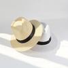 Paper Straw Big Flat Brim Top Hat In the Elderly Summer Sun Protection Hat Panama Straw Hat Men's Summer Men's Hat