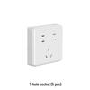 FFY 7-Hole Surface-Mounted Wall Socket (5-Pack)