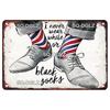 Vintage Barber Sign Metal Wall Decor Retro Tin Plaque for Man Cave Garage