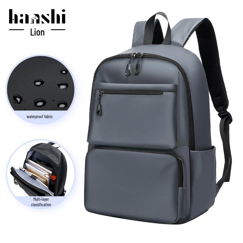 High-End Fashion Waterproof Backpack: Commuting, Travel, and School Companion for Men and Women