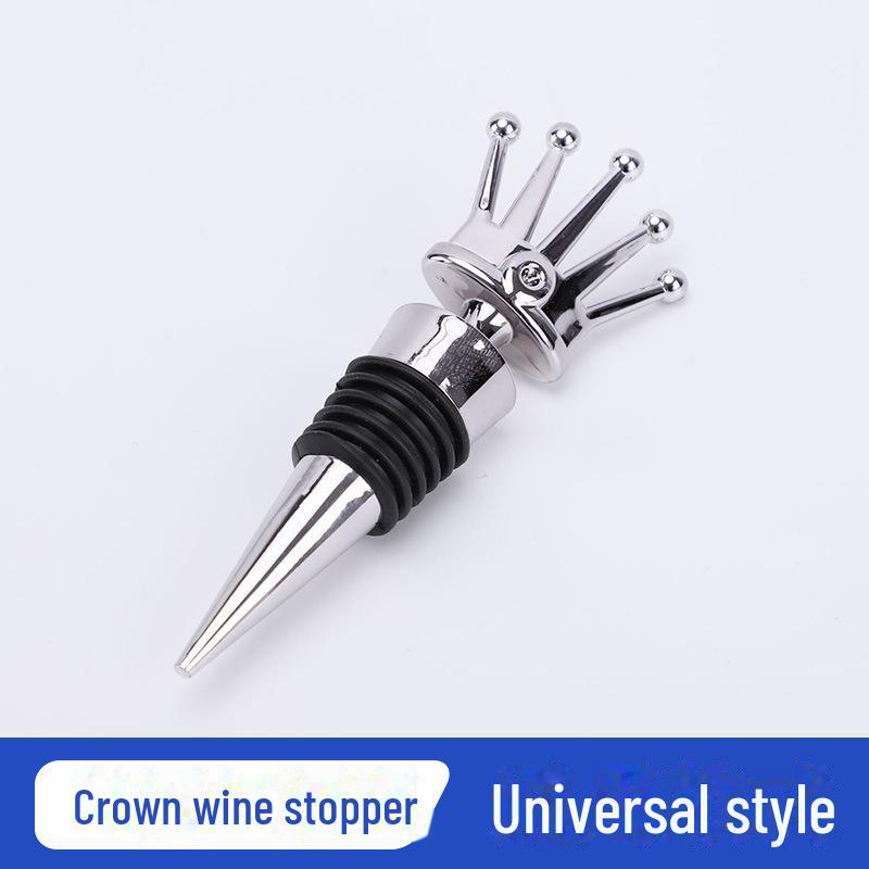 

Вакуумная пробка для вина, уплотнитель для бутылок, сохраняющий свежесть, аксессуар для винной посуды (красный) для виноделия Crown