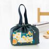 Japanese Style Pattern Cooler Lunch Box Portable Insulated Canvas Lunch Bag Thermal Food Picnic Lunch Bags For Women Kid