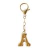 Metal Capital Letter Key Chains Bubble Letter Initial Letter Key Chains Alphabet Key Chains  Women