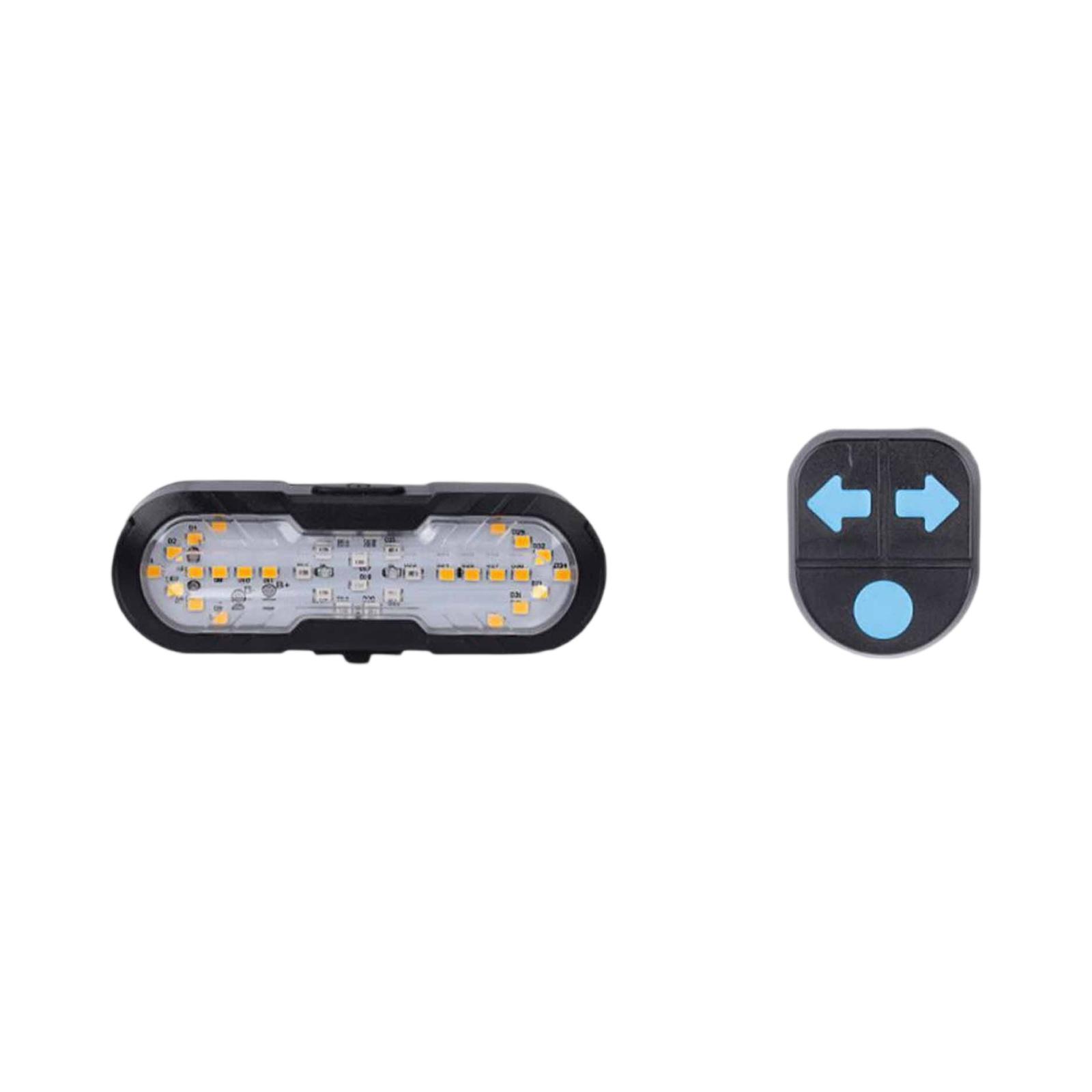 

Turn Signal, Remote-Control LED Taillight, Type-C Rechargeable, Night Cycling Horn & Safety Light One Size