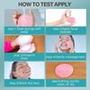 5/10/20/50/100PCS Reusable Compressed Makeup Puff Round Facial Sponges Pad Set - Natural Exfoliating Cleansing Pads for Face