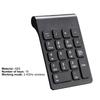 268 Number Pad Plug Play Quick Response 18 Keys 2.4G Wireless Mini Ultra-thin Numeric Keypad for Office