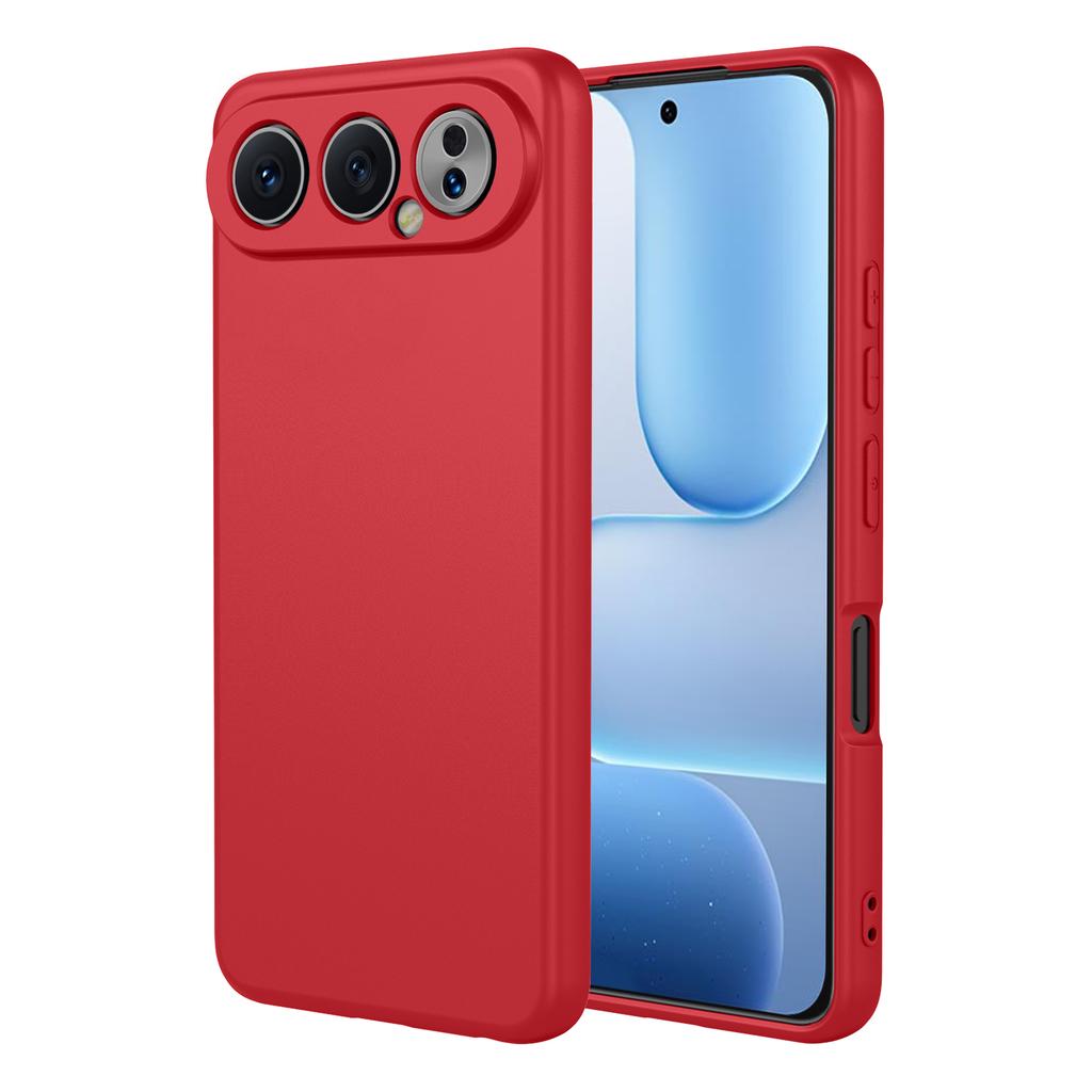 For Honor 500 5G Case Liquid Silicone Feel Soft TPU Protective Phone Cover